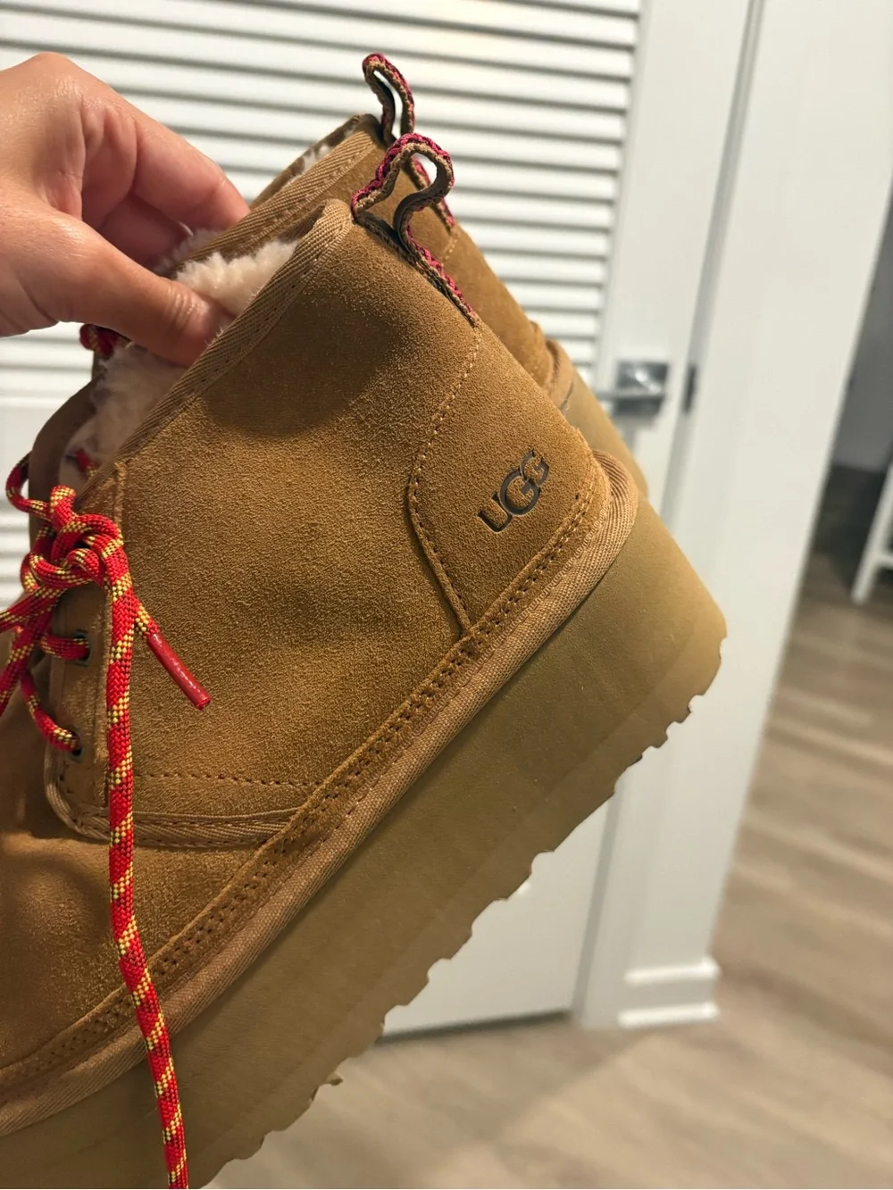 UGG Neumel Heritage Chestnut Platform Boots